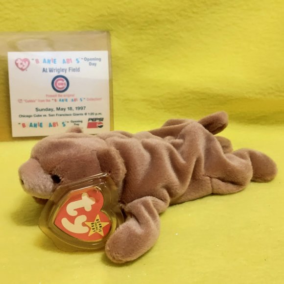TY Beanie Baby Cubbie BEAR 5/18/97 1st SPORTS COMMEMORATIVE - Picture 2 of 8